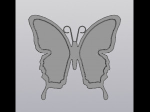 pencil holder desk organizer butterfly Modèles 3D en vedette