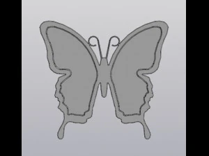pencil holder desk organizer butterfly 3D Print Model
