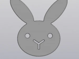 stand under the cup bunny 3D Print Model