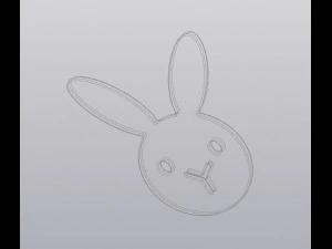 stand under the cup bunny 3D Print Model