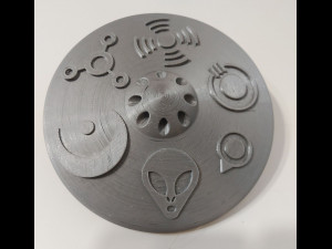 hanging ufo home decor 3Dプリントモデル