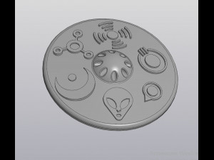 Hanging ufo home decor Model Cetak 3D