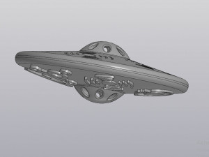Hanging ufo home decor Model Cetak 3D
