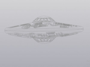 Hanging ufo home decor Model Cetak 3D