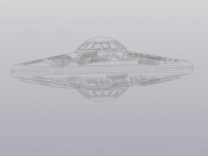 Hanging ufo home decor 3D Print Model