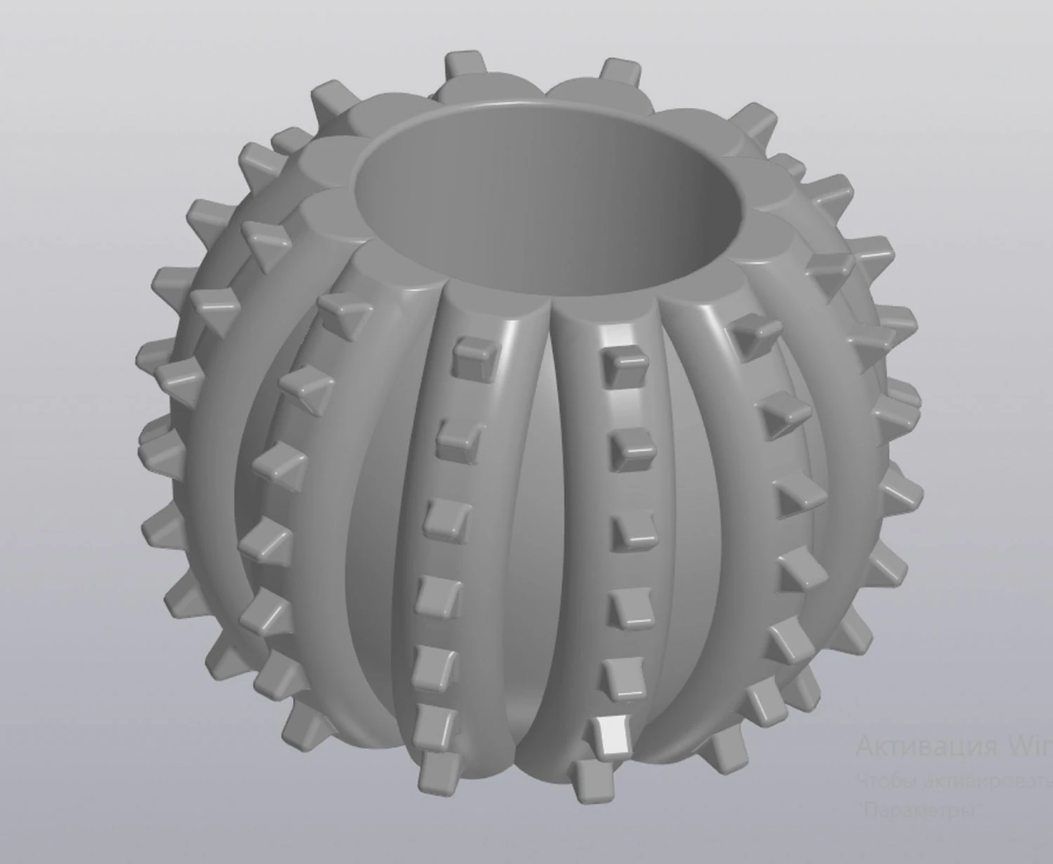 flowerpot cactus 3D Print Model .c4d .max .obj .3ds .fbx .stl .blend 