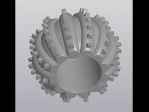 flowerpot cactus Model Cetak 3D
