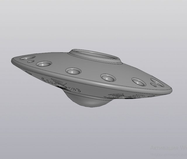 hanging flowerpot ufo 3D Baskı Modeli .c4d .max .obj .3ds .fbx .stl .blend 