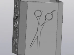 hair stylist - beauty salon - accessories holder 3D Print Model