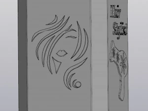 hair stylist - beauty salon - accessories holder 3D Print Model