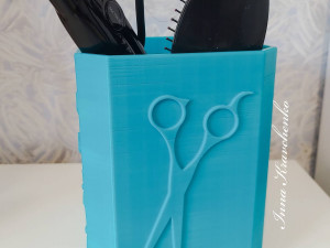 hair stylist - beauty salon - accessories holder Modelo de Impressão 3D