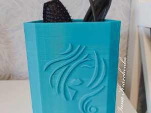 hair stylist - beauty salon - accessories holder Modelo de Impressão 3D