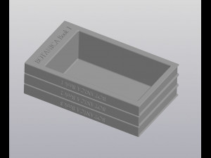 flowerpot botanica book 3D Print Model
