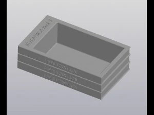 libro botanica maceta Modelo de impresión 3D