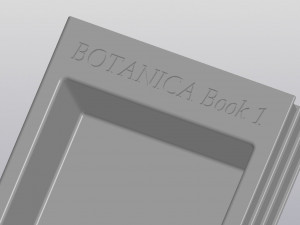 flowerpot botanica book 3D Print Model