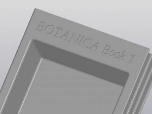 flowerpot botanica book 3D Print Model