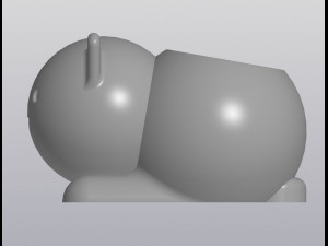 flowerpot cat Modello di stampa 3D