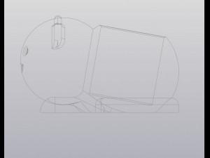 flowerpot cat Modello di stampa 3D