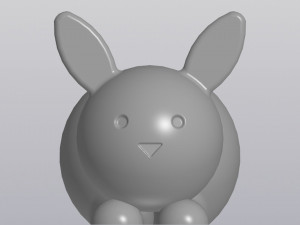 flowerpot bunny Model do druku 3D