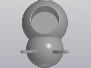 flowerpot bunny Model do druku 3D