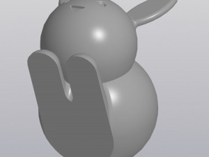 flowerpot bunny Model do druku 3D