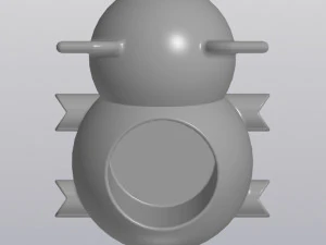 flowerpot pig 3D Print Model
