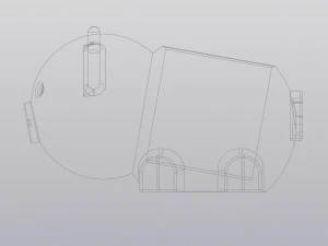 flowerpot pig 3D Print Model