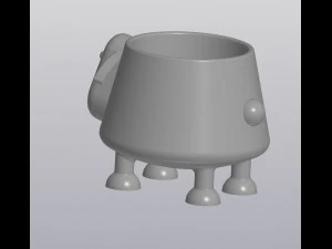 flowerpot crazy sheep 3D Print Model