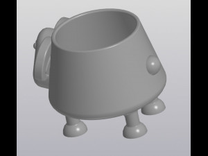 flowerpot crazy ram Modelo de Impressão 3D