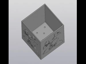 flowerpot bougainvillea 3D Print Model
