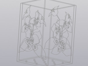 flowerpot bougainvillea 3D Print Model