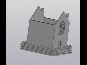 flowerpot home sweet home 3D Print Model