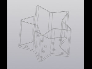flowerpot star 3D Print Model