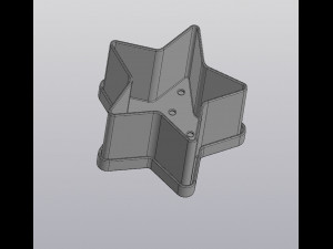 flowerpot star 3D Print Model