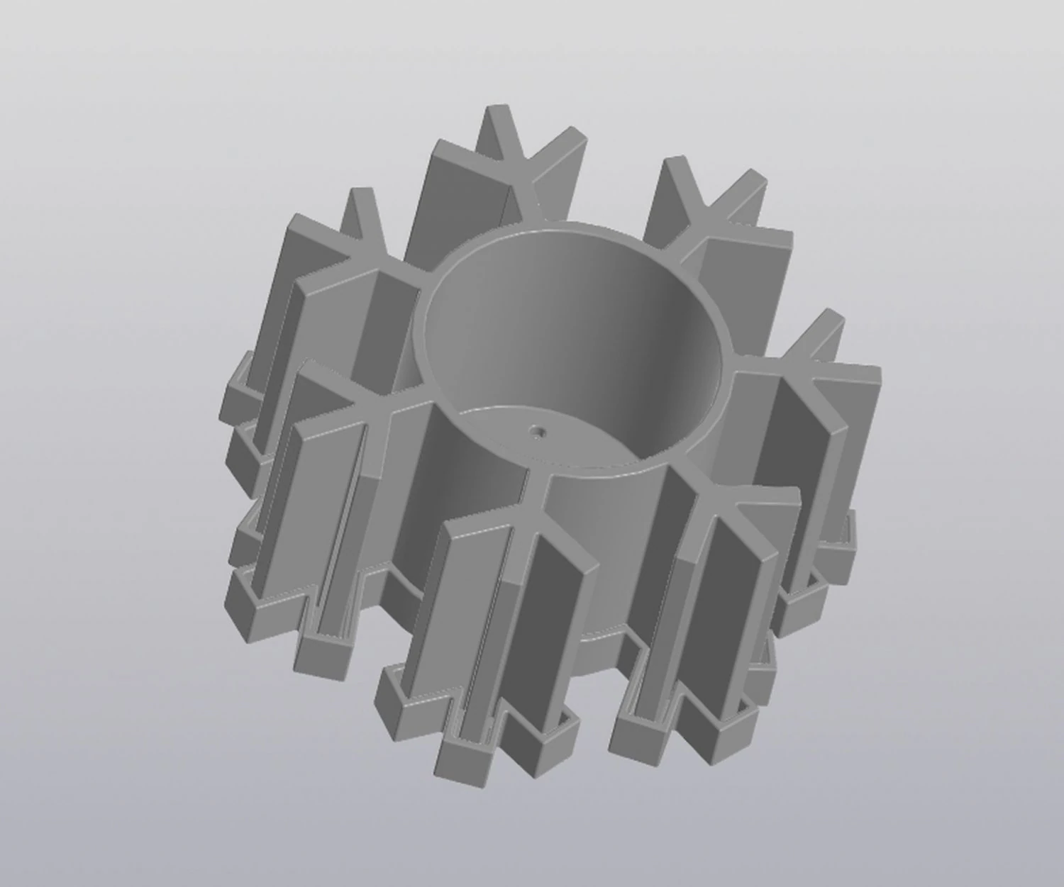 flowerpot snowflake 3D Print Model .c4d .max .obj .3ds .fbx .stl .blend 