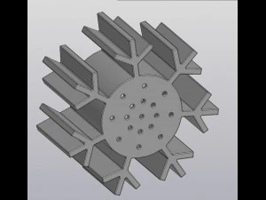 flowerpot snowflake 3D Print Model