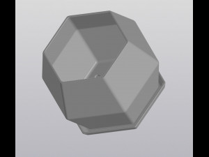 flowerpot geometric body 3D Print Model