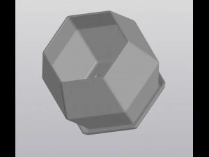 flowerpot geometric body 3D Print Model