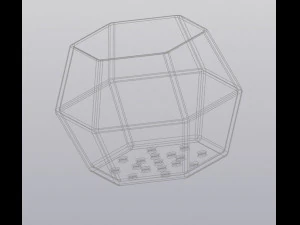 flowerpot geometric body 3D Print Model