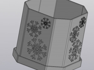 winter planter Modelo de impresión 3D