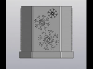 winter planter 3D Print Model
