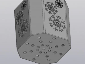 winter planter 3D Print Model