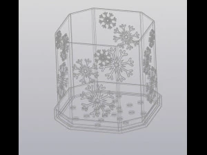 winter planter 3D Print Model