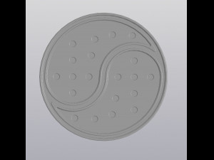 flowerpot yin yang 3D Baskı Modeli