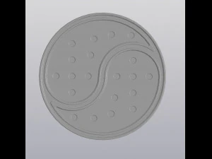 flowerpot yin yang 3D Print Model