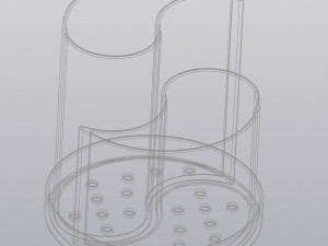 flowerpot yin yang 3D Baskı Modeli