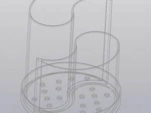 flowerpot yin yang 3D Print Model