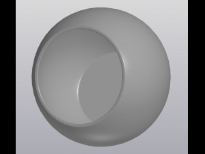 flowerpot truncated sphere Modèles 3D en vedette