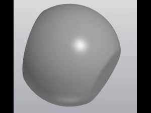 flowerpot truncated sphere 3D Print Model