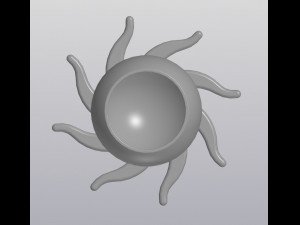 flowerpot octopus 3D Принт Модель